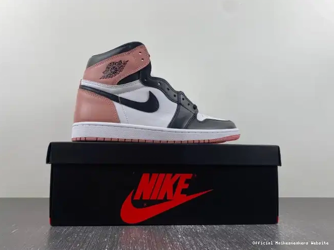 Official Maikesneakers Rust High Pink Jordan Nrg 861428-101 Og Retro Air 1 0602
